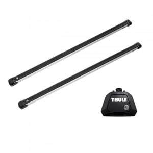 Bare transversale Thule Evo Raised Rail Slidebar dedicate pentru Dacia Logan MCV 2013+ cu bare longitudinale inaltate