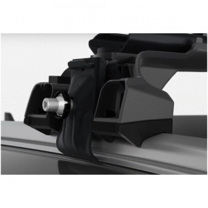Bare transversale Thule WingBar Evo Flush Edge Silver dedicate pentru Toyota bZ4X 5-dr SUV 2022- cu bare longitudinale integrate - Img 9