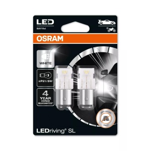 Bec Osram LEDriving SL P21/5W Alb | 12V - BAY15d - Set 2 buc (Off-Road)