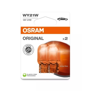 Bec Osram Original WY21W | 12V - 25W - LX3x16d - Set 2 buc