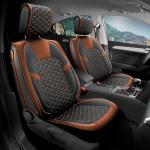 Duster II (2018-2024) - Set Huse scaune Editie Limitata din Piele Premium - realizate pentru Duster si compatibile cu cotiera - Img 1