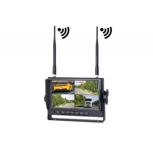 Ecran multi display Vignal, wireless - 2,4 Ghz de 7 inchi, monitorizare camion