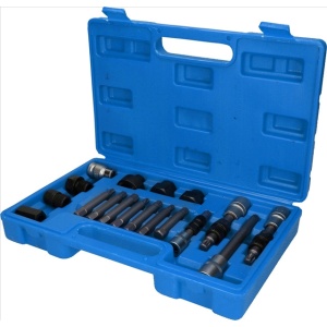*Fd Set Biti Si Chei Tubulare Ptr Alternator, 18 Pcs