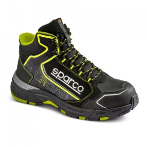 Incaltaminte de protectie curse SPARCO ALLROAD Line Motegi - Nailon/microfibra , Negru/Galben, marime: 43