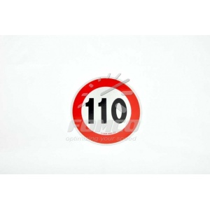 Indicator auto reflectorizant limitare viteză 110km