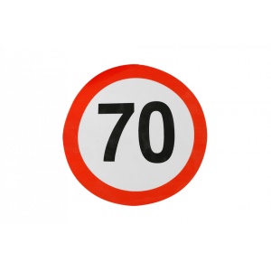 Indicator reflectorizant limitare viteză 70km/h