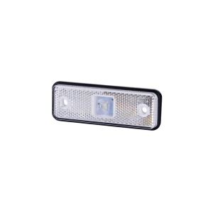 Lampă gabarit dreptunghiulară, Horpol, LED, lumină albă, marcaj lateral, 12/24V
