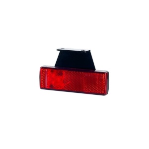 Lampă gabarit stânga, Horpol, dreptunghiulară, cu suport, LED roșu, 12/24V