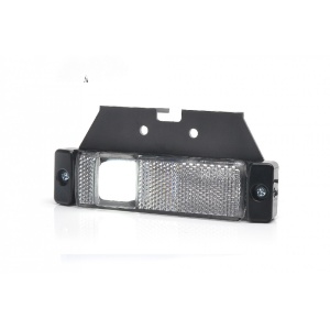 Lampă gabarit, WAŚ, reflectorizantă, LED alb, W45N, 12/24V