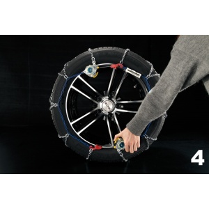 Lanturi antiderapante cu tensionare automata Weissenfels M45 SETTE Clack&Go L130 - 2 bucati/pachet - Img 7