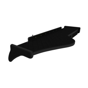Masa bord, F-CORE, cu led si sertar, model lung, pentru VOLVO FH, FH 16, FM, 2003+, Negru