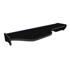 Masa bord, F-CORE, model lung, cu sertar, pentru DAF XF 95, 2002-2006, Negru/ Albastru