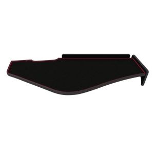 Masa lunga bord camion compatibila cu Renault T 01.2014+ , Negru cu cusatura rosie