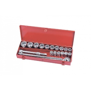 MTX Set unelte, 20 piese, 3/4", 19-50, trusă metalică
