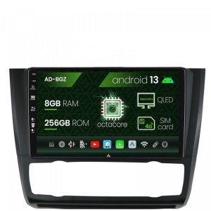Navigatie BMW Seria 1 E87 (2007-2011), Clima Automata, Android 13, Z-Octacore , 8GB RAM , 256GB ROM, 9 Inch - AD-BGZ9008,AD-BGRKIT399