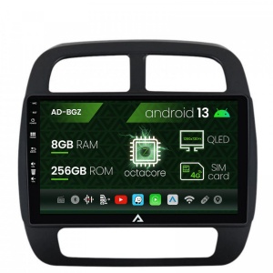 Navigatie Dacia Spring (2021- Prezent), Android 13, Z-Octacore , 8GB RAM , 256GB ROM, 9 Inch - AD-BGZ9008,AD-BGRKIT366V4s