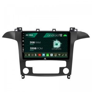 Navigatie Ford S-Max (2006-2015), Android 12, A-Octacore , 2GB RAM , 32GB ROM, 9 Inch - AD-BGA9002,AD-BGRKIT125