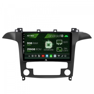 Navigatie Ford S-Max (2006-2015), Android 13, Z-Octacore , 8GB RAM , 256GB ROM, 9 Inch - AD-BGZ9008,AD-BGRKIT125