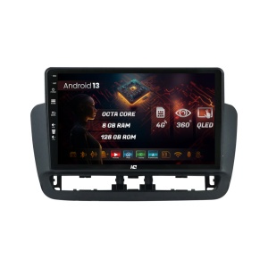 Navigatie HUB64 Seat Ibiza IV (2014-2017), 8GB RAM, Android 13, Octacore, Slot Sim 4G, DSP, GPS, Wi-FI, Carplay, Android Auto, USB, Bluetooth, Waze, Touchscreen, 9 Inch