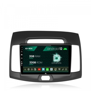 Navigatie Hyundai Elantra (2006-2011), Android 12, A-Octacore , 2GB RAM , 32GB ROM, 9 Inch - AD-BGA9002,AD-BGRKIT178