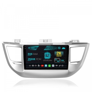Navigatie Hyundai Tucson 3 (2015-2018), Android 13, X-Octacore , 8GB RAM , 256GB ROM, 9.5 Inch - AD-BGX9008,AD-BGRKIT176
