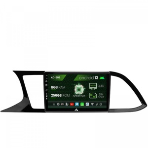 Navigatie Seat Leon 3 (2014-2020), Android 13, Z-Octacore , 8GB RAM , 256GB ROM, 9 Inch - AD-BGZ9008,AD-BGRKIT047