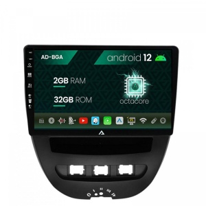 Navigatie Toyota AYGO (2005-2014), Android 12, A-Octacore , 2GB RAM , 32GB ROM, 10.1 Inch - AD-BGA9002,AD-BGRKIT099