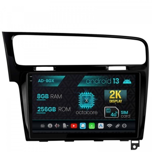Navigatie Volkswagen GOLF 7, Android 13, X-Octacore , 8GB RAM , 256GB ROM, 10.36 Inch - AD-BGX10008,AD-BGRKIT023B