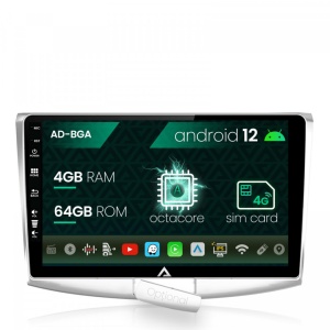 Navigatie Volkswagen Passat B6 , B7 , CC, Android 12, A-Octacore , 4GB RAM , 64GB ROM, 10.1 Inch - AD-BGA10004,AD-BGRKIT025