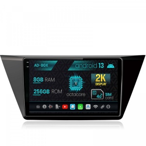 Navigatie Volkswagen Touran (2016,), Android 13, Z-Octacore , 8GB RAM , 256GB ROM, 10.36 Inch - AD-BGE9008,AD-BGRKIT032