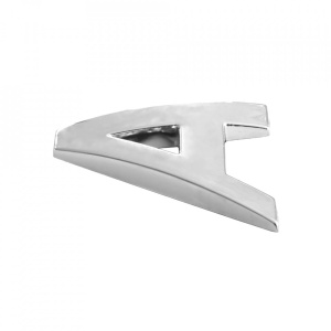 ORNAMENT AUTO 3D. LITERA A. 26 MM. CROMAT