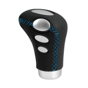 Pachet Nuca schimbator COBRA negru cu cusaturi albastre, Lampa