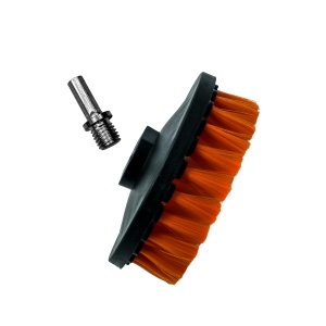 Perie moale textil cu adaptor bormasina Adbl Twister Soft, 125mm