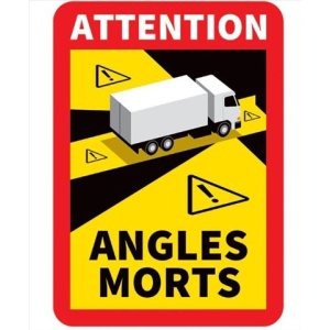 Placuta autoadeziva Unghi Mort VIGNAL DSR D14990VIG, 170 x 250 mm, pentru camioane