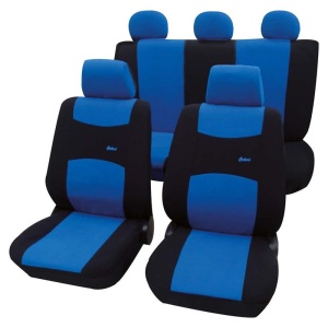 Set 11 huse auto Petex, Colori, culoare albastru/negru