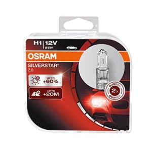 Set 2 buc Bec H1 Night Breaker Silvestar Osram Osram 12V