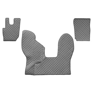 Set 3 covorase camion F-Core, Piele-ECO, pentru DAF CF, transmisie automata, Gri