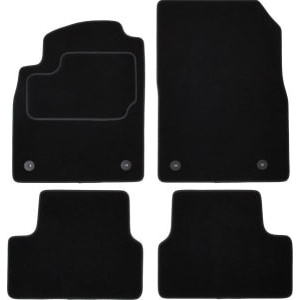 Set 4 covorase auto MAMMOOTH, Velur, pentru OPEL ASTRA J 2009+ SALOON, Negru