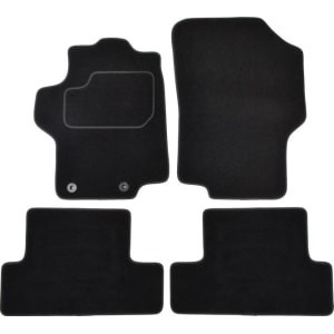 Set 4 covorase auto MAMMOOTH, Velur, pentru PEUGEOT 1007 2005+ SALOON, Negru