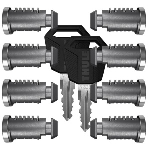 Set 8 butuci si chei pentru THULE One-Key System 450800