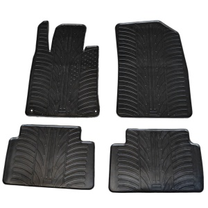 Set covorase auto din cauciuc Peugeot 508 2011-12.2018, Negru, Gledring, 4 buc. (GL0156)