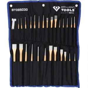 SET DORNURI SI PUNCTATOARE 28 PCS - BRILLIANT TOOLS - BT085030