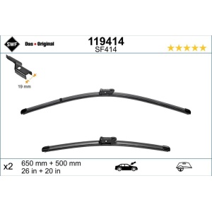 Set lamela stergator SWF Wiper FB OE LHD 650/500 mm