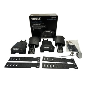 Set picioare de prindere THULE Edge Raised Rail 720400, pentru barele transversale Thule EVO Wingbar Edge, prindere pe bare longitudinale