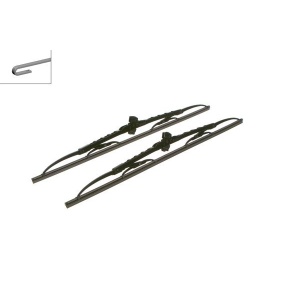 Set stergatoare Bosch ECO, pentru parbriz 50 cm si 50 cm, pentru prindere clasica (carlig)