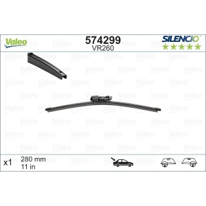 Stergator Valeo Silencio 28 cm