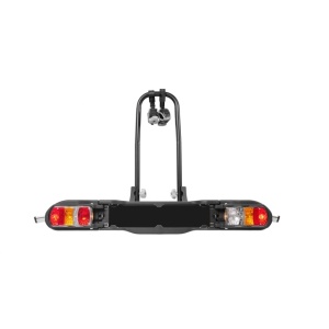 Suport pentru 2 biciclete Green Valley Back, prindere pe carligul de remorcare,sarcina maxima 60Kg,compatibil cu anvelope de pana la 2,8" grosime,argintiu