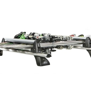 Suport ski GREEN VALLEY pentru bare transversale - 4 perechi ski / 2 snowboarduri