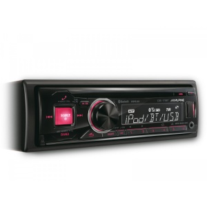 ALPINE CDE-173BT RADIO CD/USB/BLUETOOTH, ROSU/VERDE