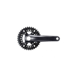 Angrenaj pedalier Shimano Deore XT FC-M8100-2 - Brat 175 Mm, 2 x 12 Viteze, 36-26T, Negru
